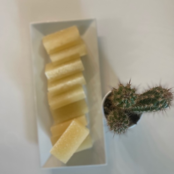Handmade Sugar Soap Exfoliating Bars ~COCONUT with coconut shavings - Picture 3 of 4
